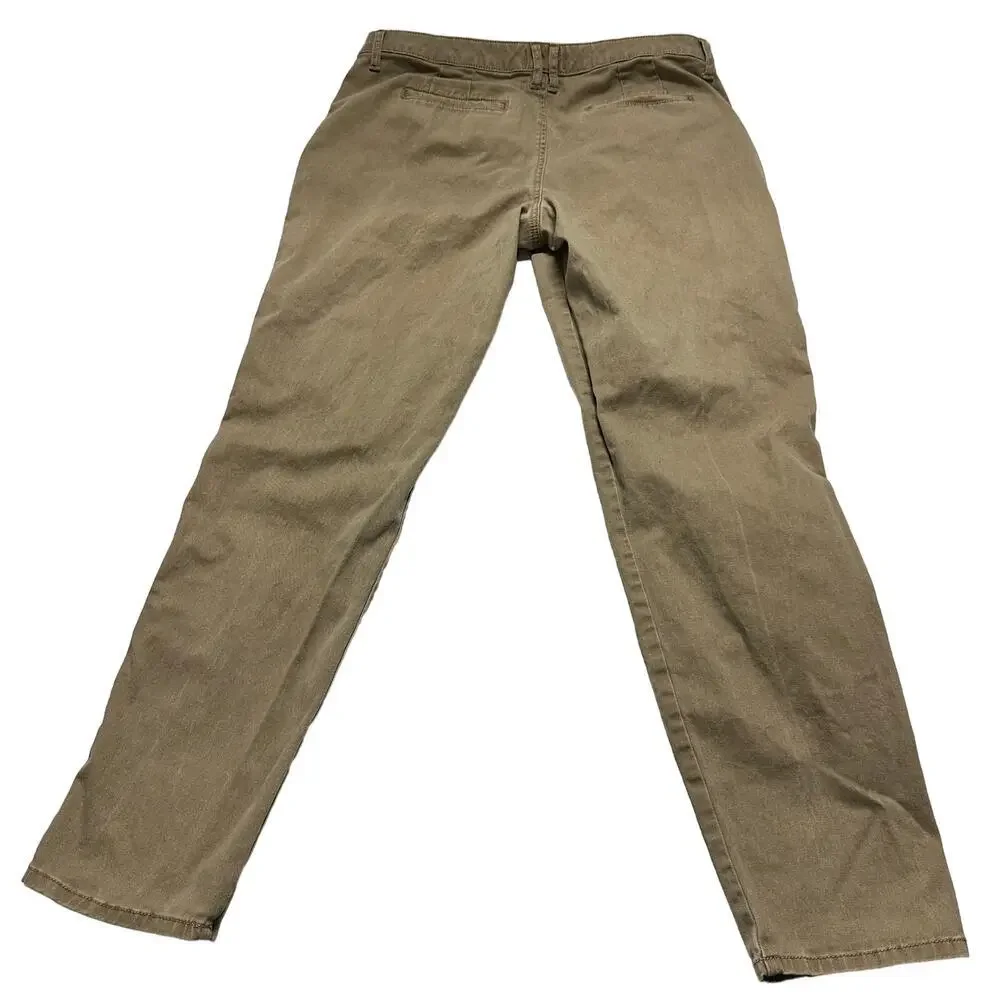 Abercrombie Fitch Jeans Women Size 29 Tan Beige Brown Minimalist Preppy Cotton